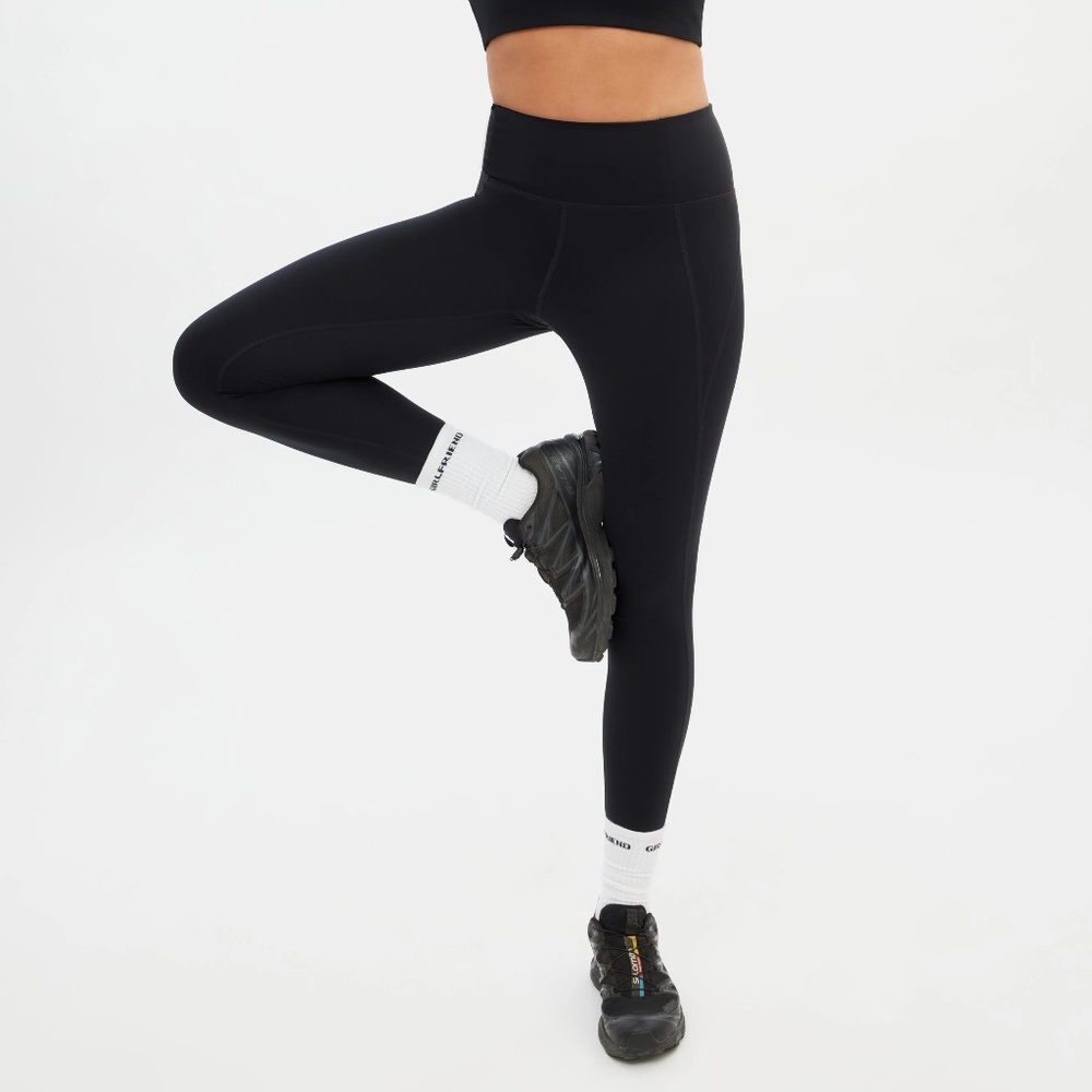 GIRLFRIEND COLLECTIVE Compressive High-Rise Leggings Black Sz Large